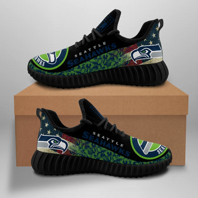 Seattle Seahawks Sneaker Shoes NFL For Men Women Fans