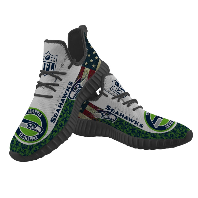 Seattle Seahawks NFL Sneaker Shoes For Men Women Fans