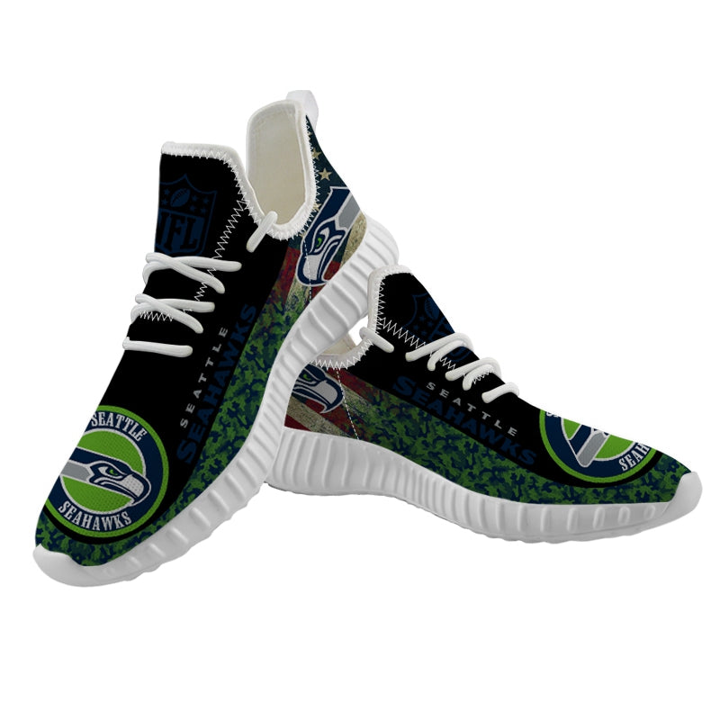 Seattle Seahawks Sneaker Shoes NFL For Men Women Fans