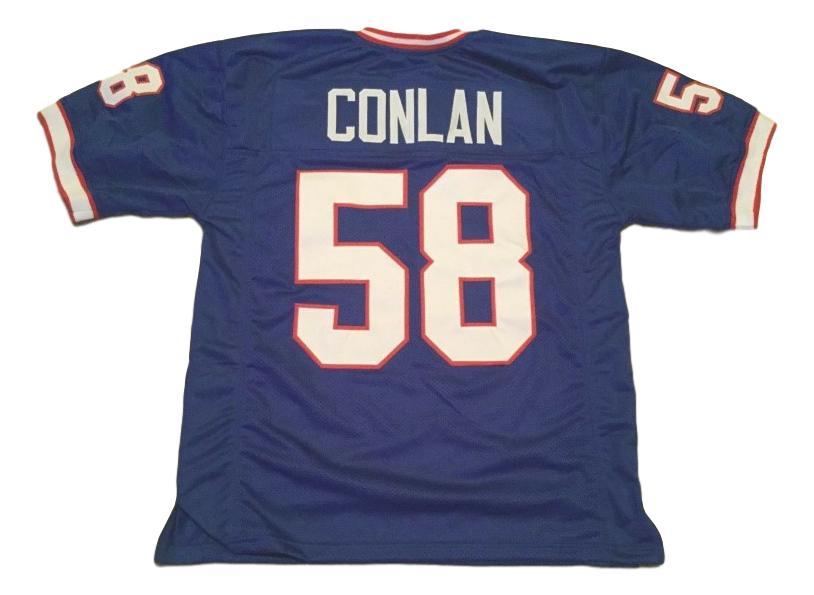 Shane Conlan CUSTOM STITCHED Unsigned Football Jersey Blue