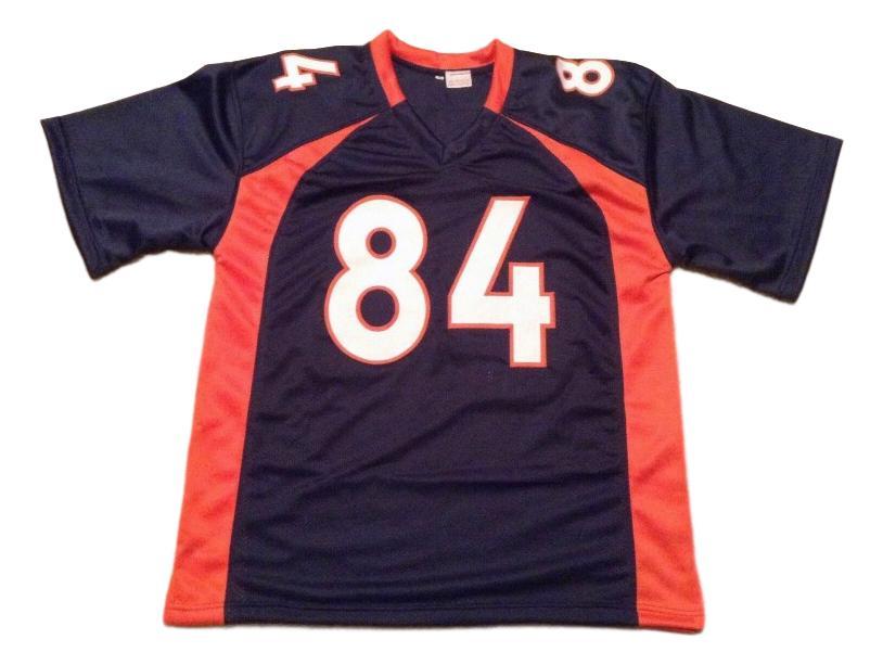 Shannon Sharpe CUSTOM STITCHED Unsigned Football Jersey Blue