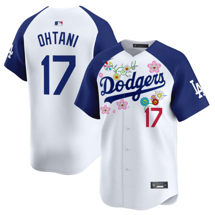Shohei Ohtani Jersey #17 Dodgers x Takashi Murakami 2025 Vapor Limited Stitched Alternate