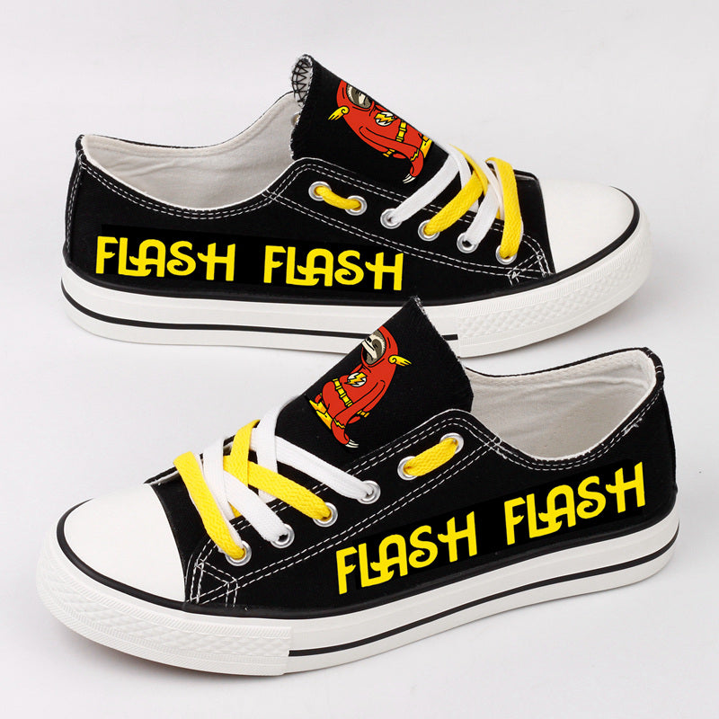 Sloth Flash Low Top Canvas Sport Sneakers Shoes For Men Women Fans