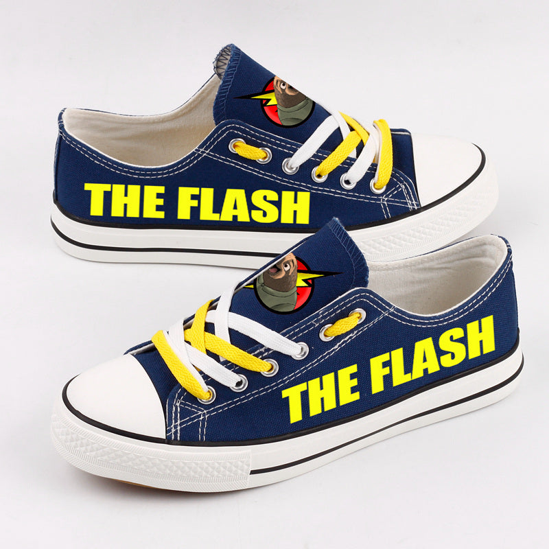 Sloth Flash Low Top Canvas Sport Sneakers Shoes For Men Women Fans