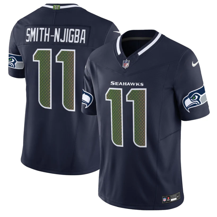 Smith-Njigba Jersey #11 Seahawks 2025 Rivalries Vapor Limited Stitched
