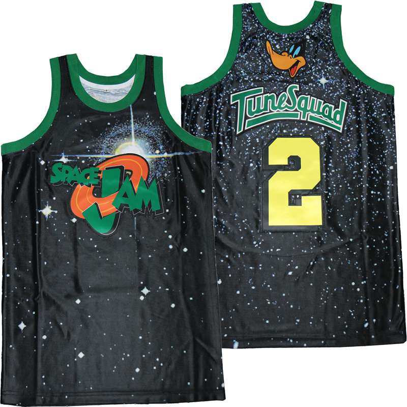 Space Jam Superstar Tunesquad Movie Basketball Jersey Black
