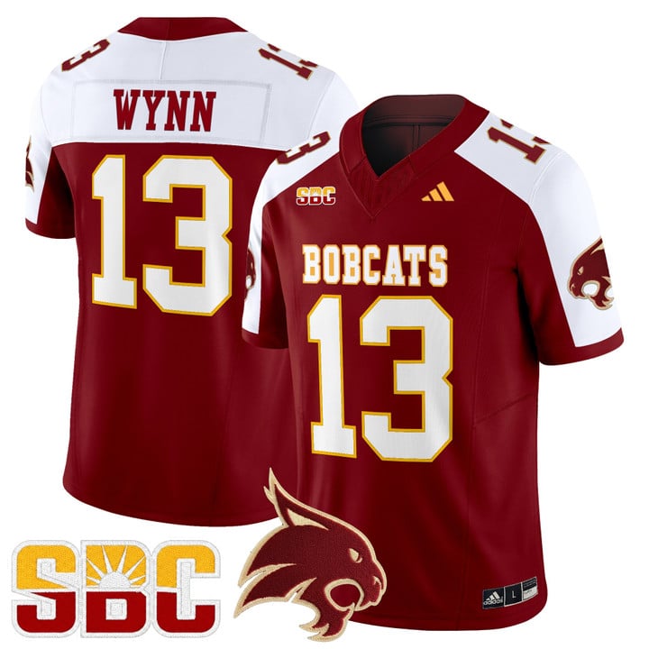 Spergon Wynn Jersey #13 Texas State Bobcats 2025 Limited Stitched