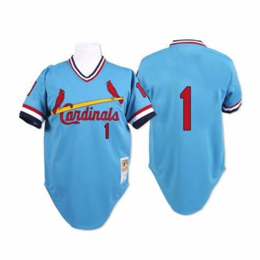 St. Louis Cardinals Ozzie Smith Blue Throwback Jersey