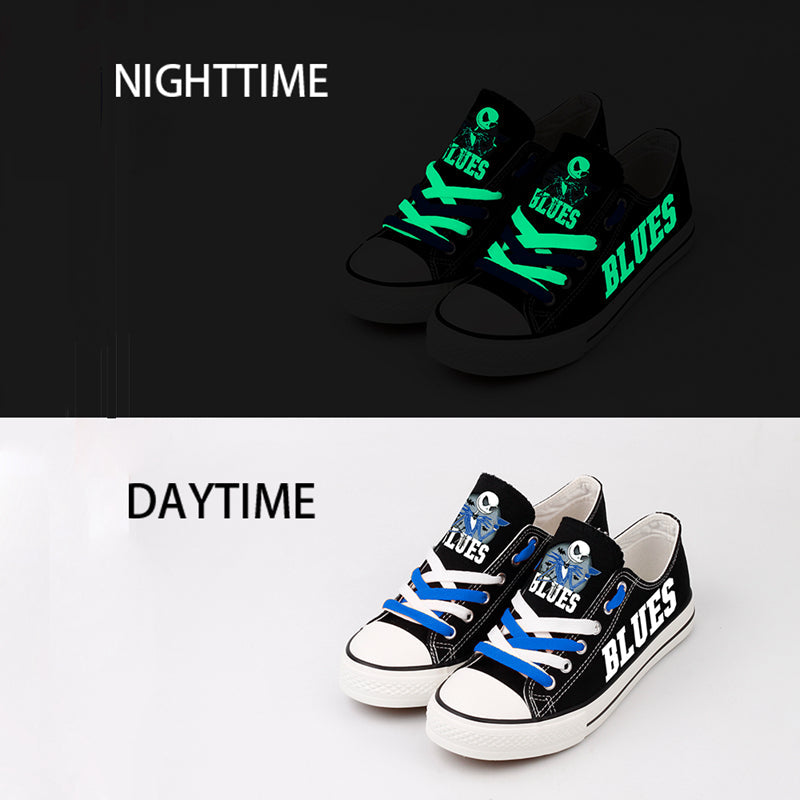 St. Louis Blues Low Top Canvas Sport Sneakers Shoes For Men Women Fans
