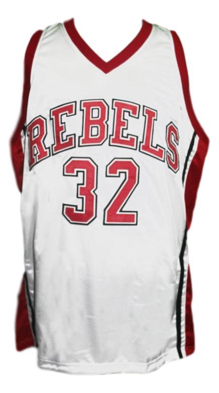 Stacey Augmon Jersey #32 Rebels College Basketball Sewn White
