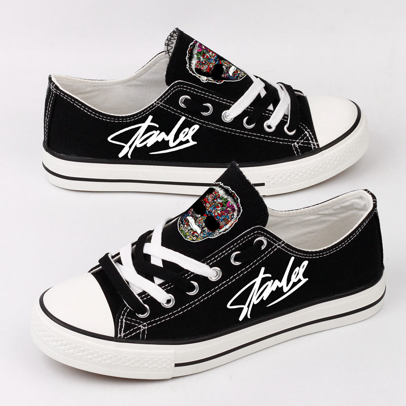 Stan Lee Low Top Canvas Sport Sneakers Shoes For Men Women Fans