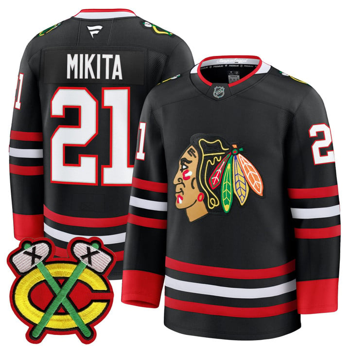 Stan Mikita Jersey #21 Chicago Blackhawks 2025-26 Premium Stitched