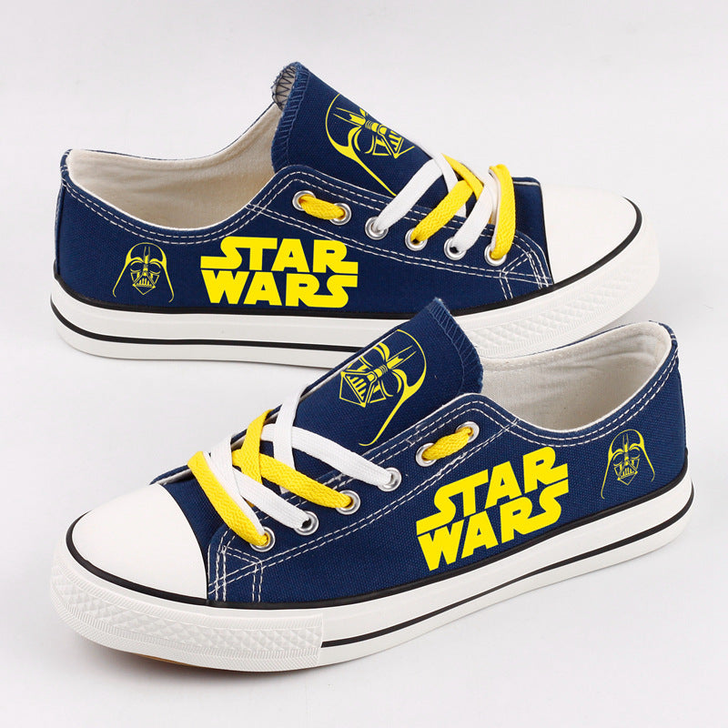 Star Wars Low Top Canvas Sport Sneakers Shoes For Men Women Fans