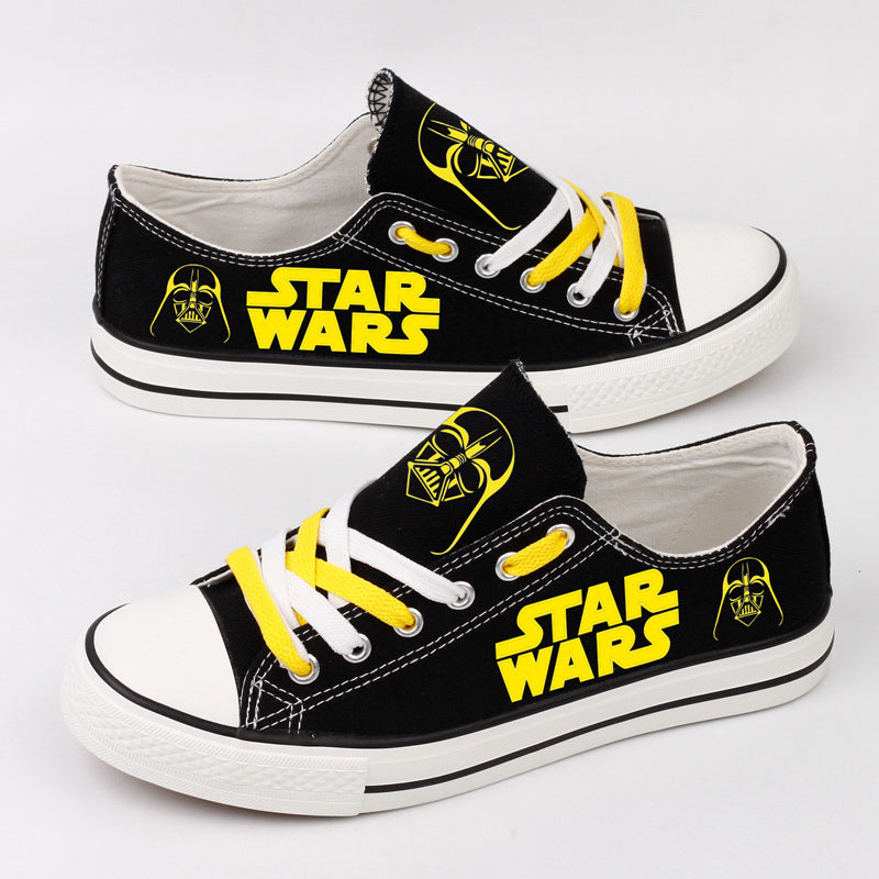 Star Wars Low Top Canvas Sport Sneakers Shoes For Men Women Fans