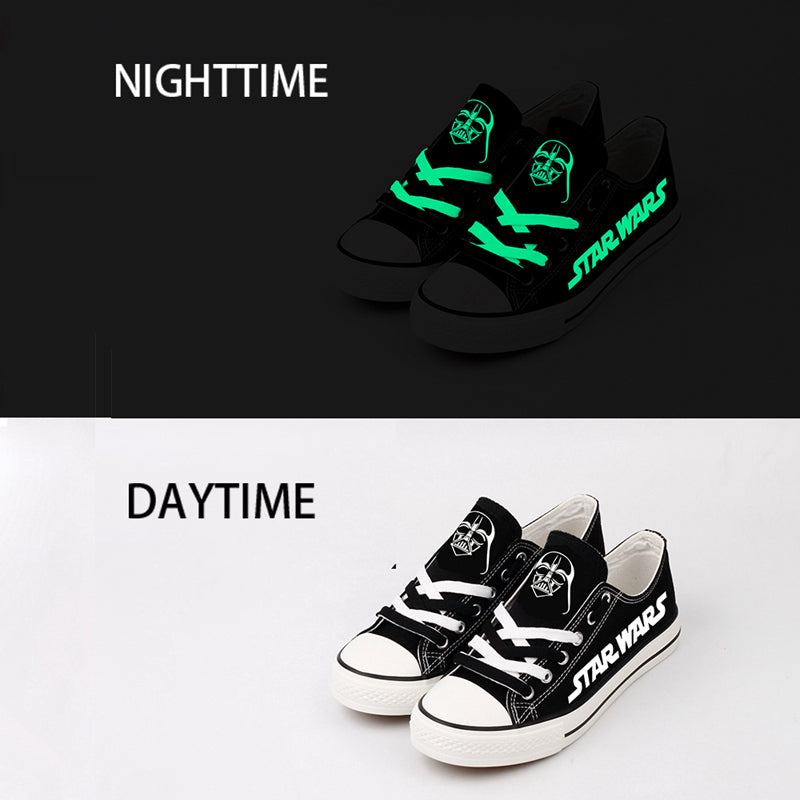 Star Wars Low Top Canvas Sport Sneakers Shoes For Men Women Fans