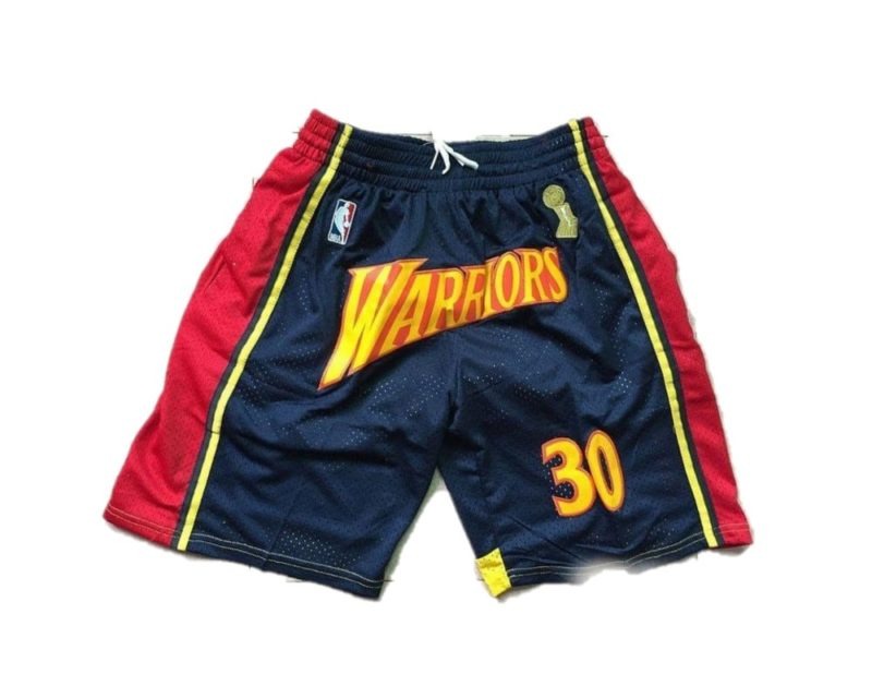 Golden State Warriors Stephen Curry Navy Shorts