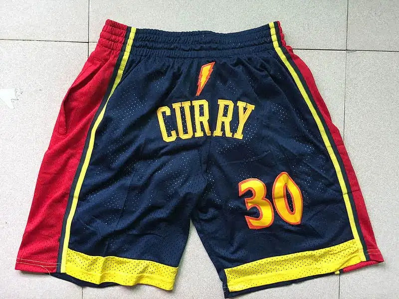 Golden State Warriors Stephen Curry Navy Shorts