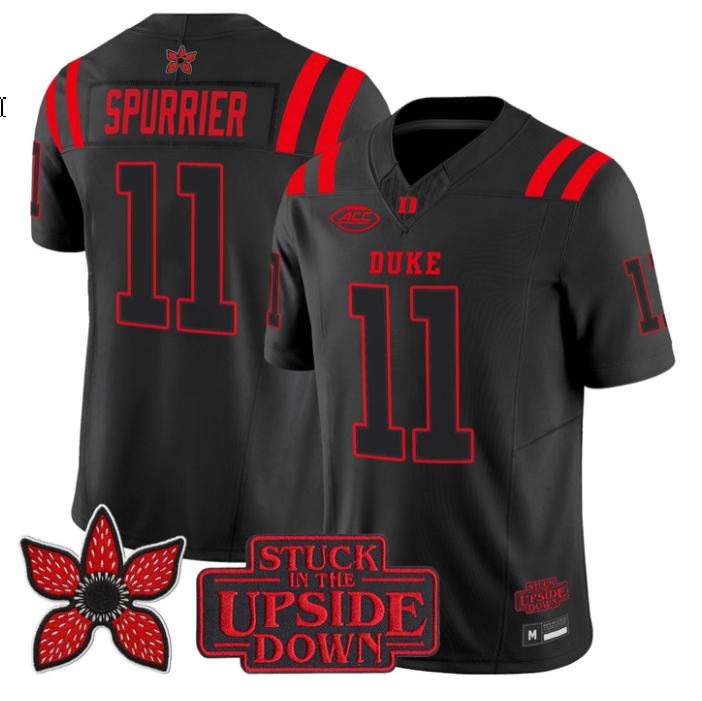 Steve Spurrier Jersey #11 Duke Blue Devils Stranger Things Edition Stitched