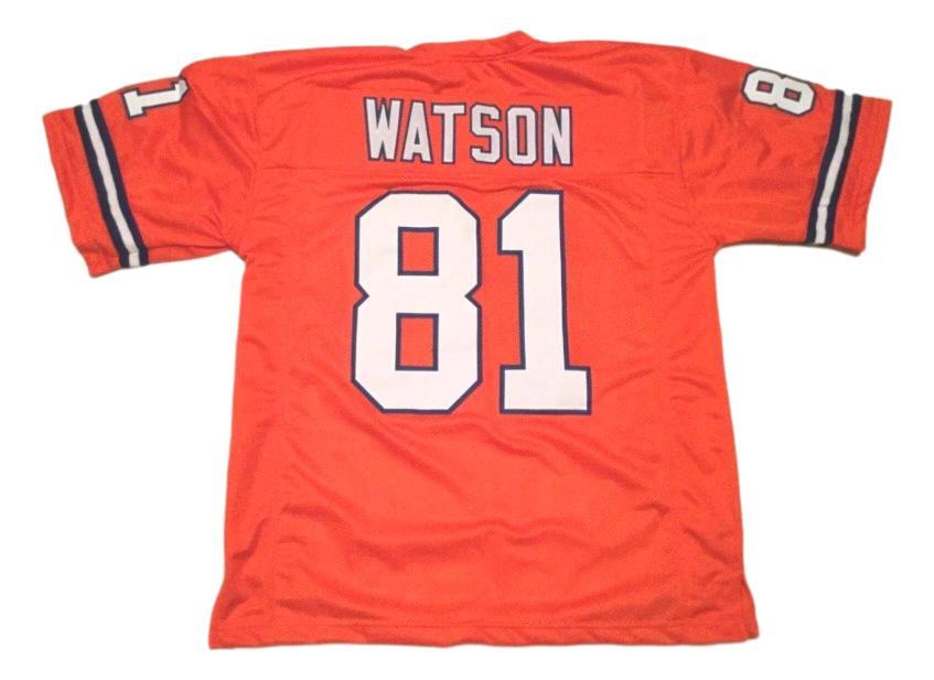 Steve Watson CUSTOM STITCHED Unsigned Football Jersey Orange