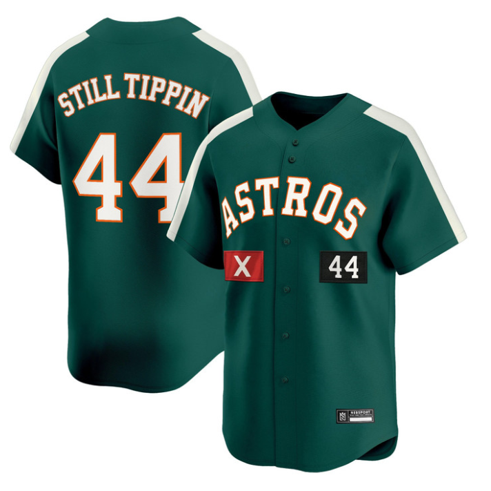 Still Tippin Jersey #44 Houston Astros Squid Game 2025 Vapor Limited Stitched