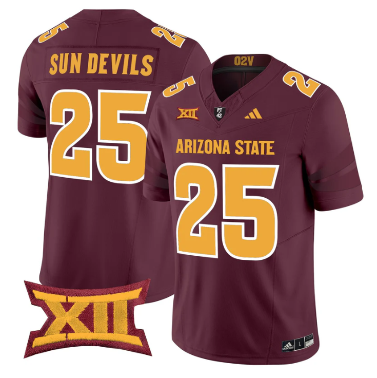 Sun Devils Jersey #25 Arizona State Sun Devils 2025 Vapor Stitched