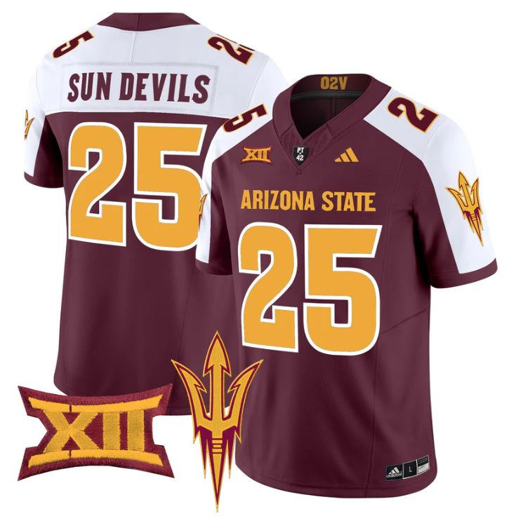 Sun Devils Jersey #25 Arizona State Sun Devils 2025 Vapor Stitched