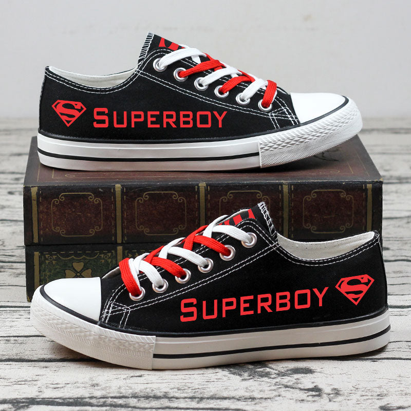 Superboy Low Top Canvas Sport Sneakers Shoes For Men Women Fans