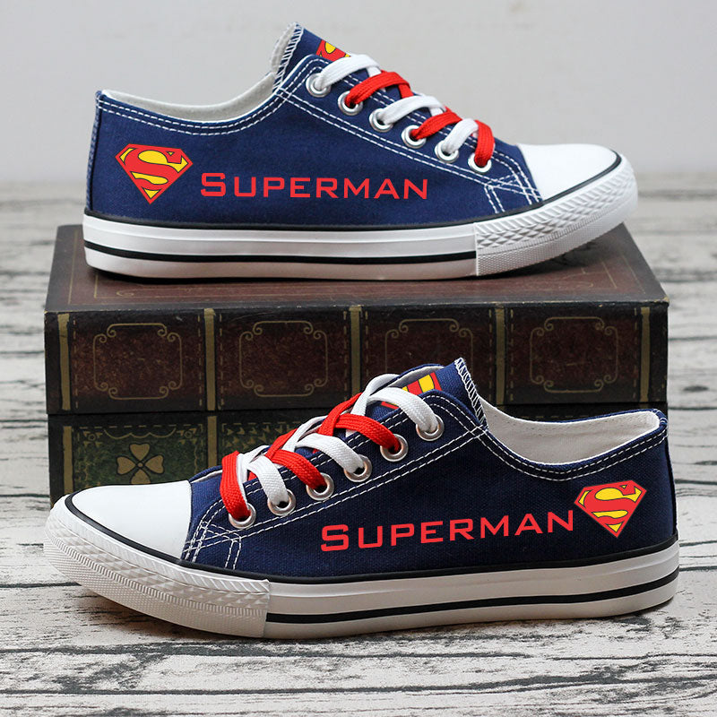 Supergirl Low Top Canvas Sport Sneakers Shoes For Men Women Fans