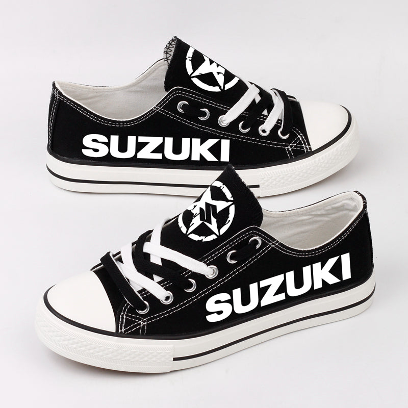 Suzuki Canvas Sneakers Shoes For Men Women Fans