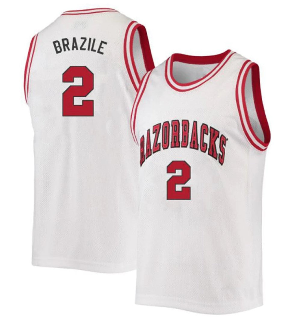 Trevon Brazile Jersey Arkansas Razorbacks College Basketball 100 Season #2