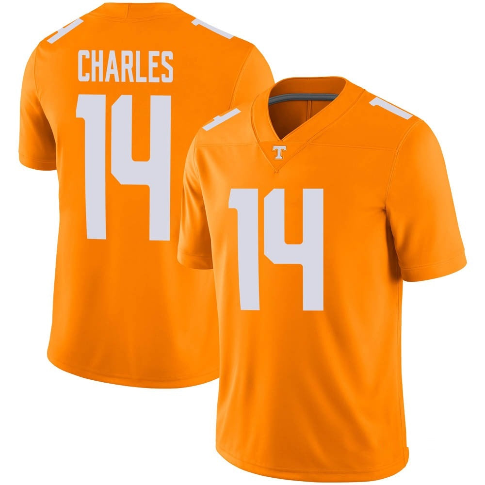Tennessee Volunteers Christian Charles Jersey #14 College Football Orange