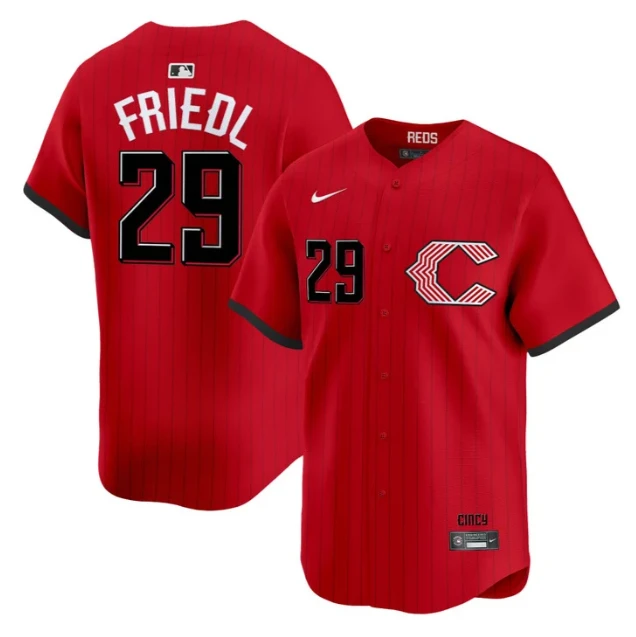TJ Friedl Jersey #29 Cincinnati Reds 2026 City Connect Vapor Premier Stitched