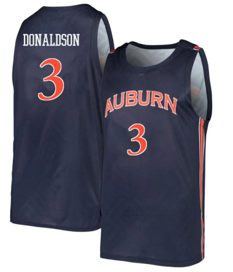 Tre Donaldson Jersey Auburn Tigers College Basketball #3