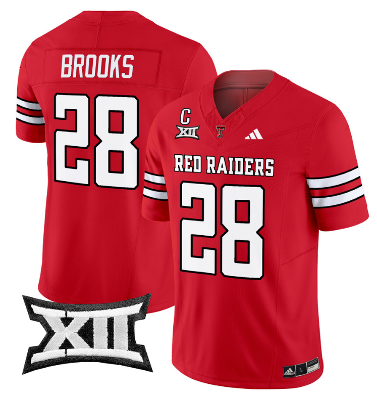 Tahj Brooks Jersey #28 Texas Tech Red Raiders Vapor Limited Football Red