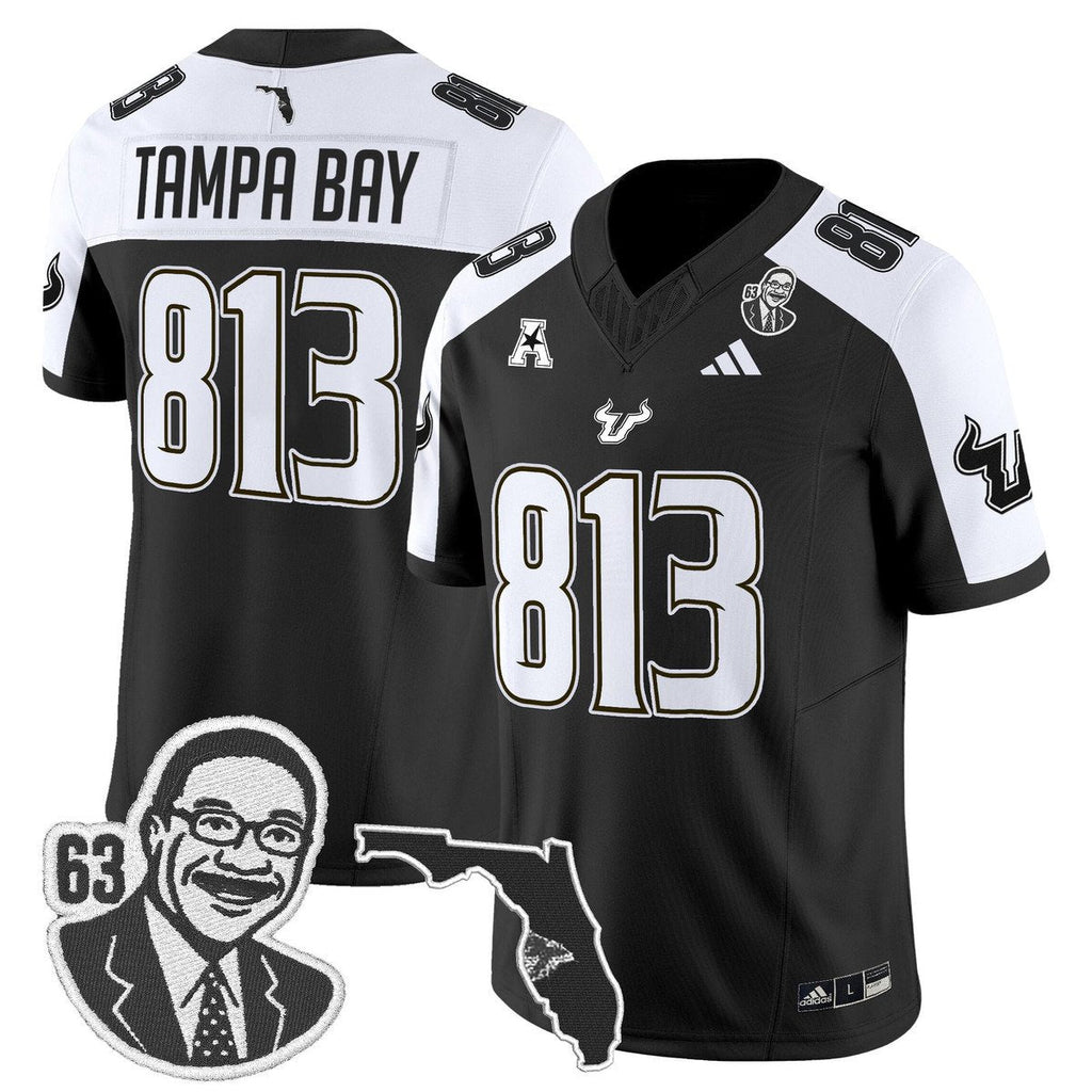 Tampa Bay Jersey #813 South Florida Bulls Lee Roy Selmon Legacy Stitched Black Alter