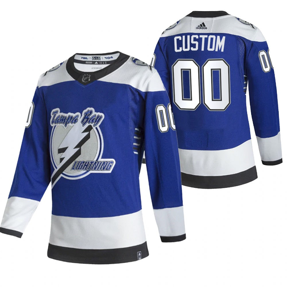 Tampa Bay Lightning Custom Blue 2020-21 Alternate Player NHL Jersey