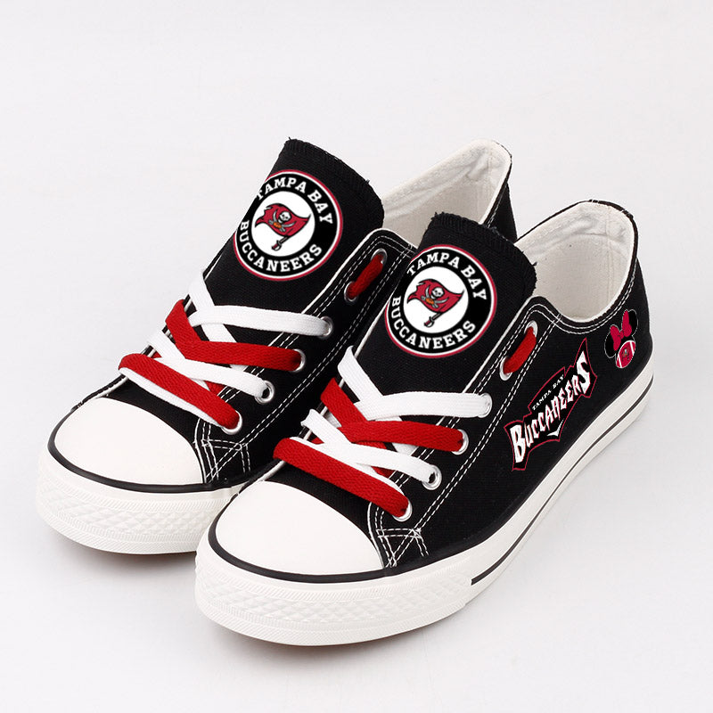 Tampa Bay Buccaneers Low Top Canvas Sport Sneakers Shoes For Men Women Fans