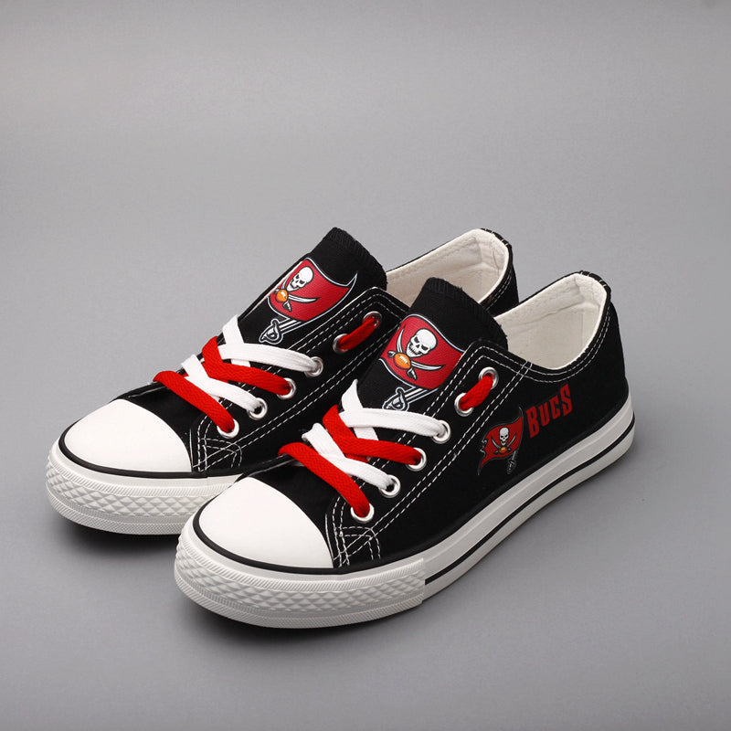 Tampa Bay Buccaneers Low Top Canvas Sport Sneakers Shoes For Men Women Fans