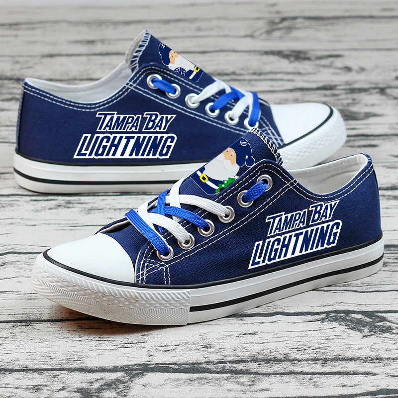 Tampa Bay Lightning Low Top Canvas Sport Sneakers Shoes For Men Women Fans