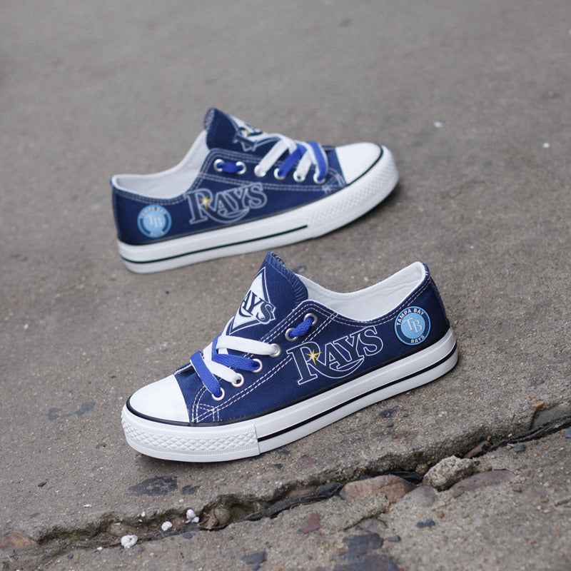 Tampa Bay Rays Limited Print Low Top Canvas Shoes Sport Sneakers For Men Women Fans