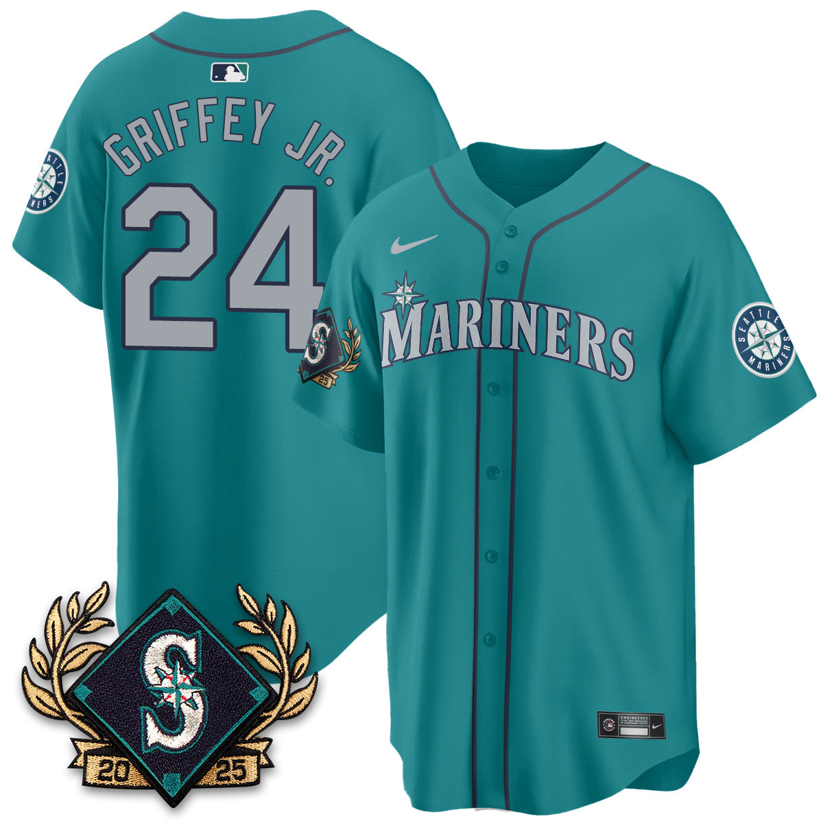 Seattle Mariners 2025 Series Champions Jersey - All Stitched