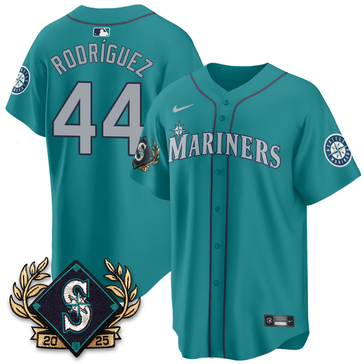 Seattle Mariners 2025 Series Champions Jersey - All Stitched