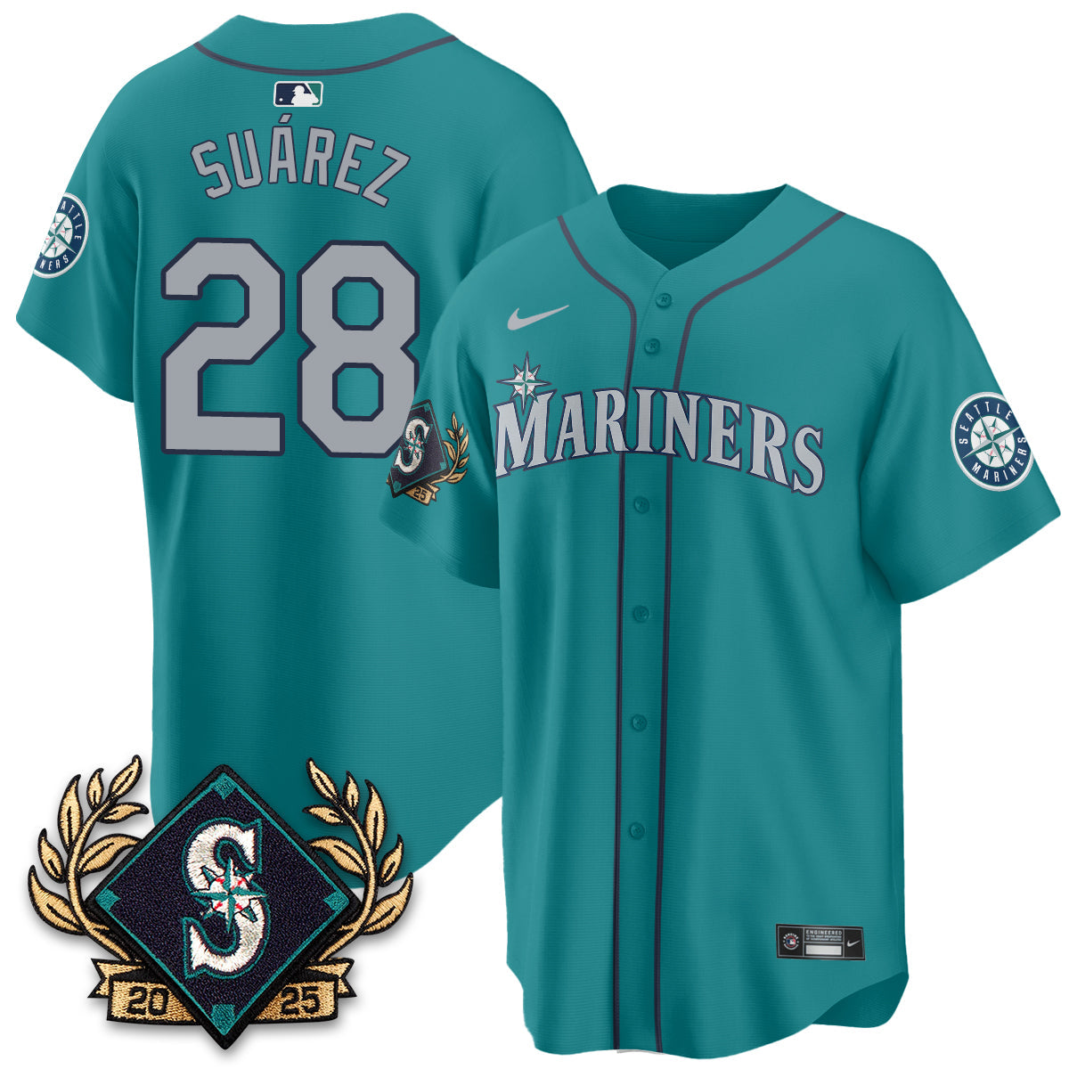 Seattle Mariners 2025 Series Champions Jersey - All Stitched