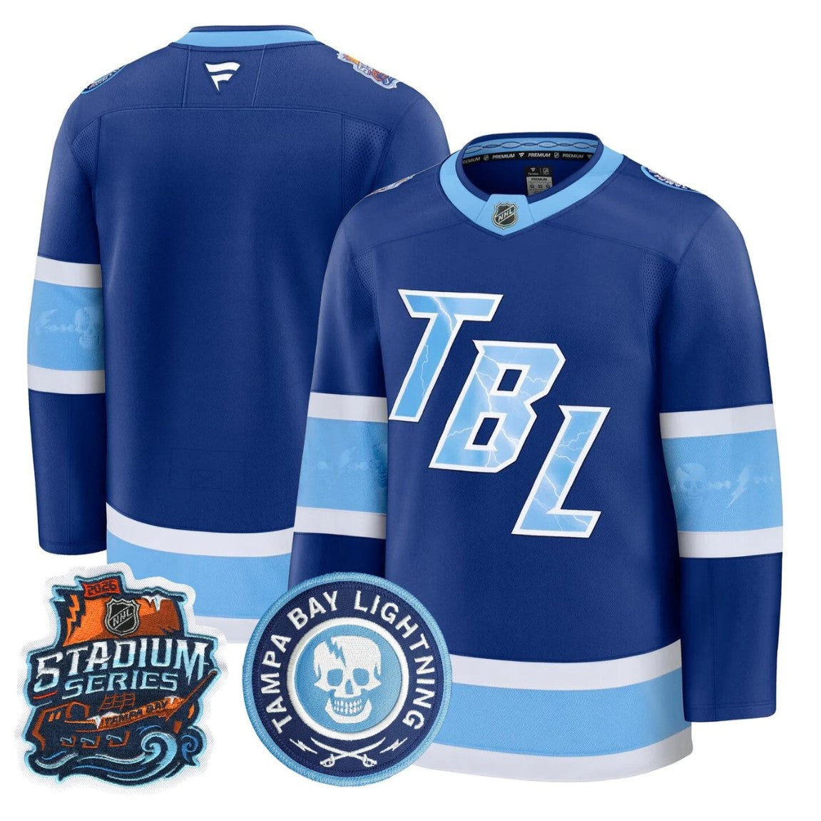 Team Jersey Tampa Bay Lightning 2026 Stadium Series Patch Premium Stitched