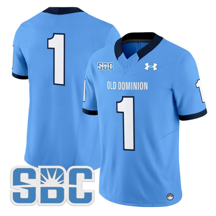 Team Jersey #1 Old Dominion Monarchs 2025 Vapor Limited Stitched Blue
