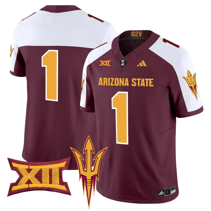 Team Jersey #1 Arizona State Sun Devils 2025 Vapor Stitched