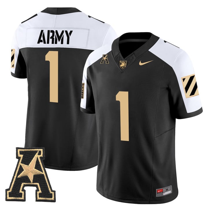 Team Jersey #1 Army Black Knights 2025 Vapor Limited Stitched
