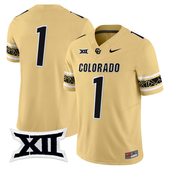 Team Jersey #1 Colorado Buffaloes 2025 Vapor Limited V2 Stitched