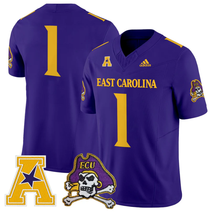Team Jersey #1 East Carolina Pirates 2025 Vapor Limited Stitched