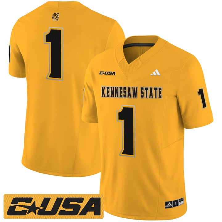 Team Jersey #1 Kennesaw State Owls 2025 Vapor Limited Stitched